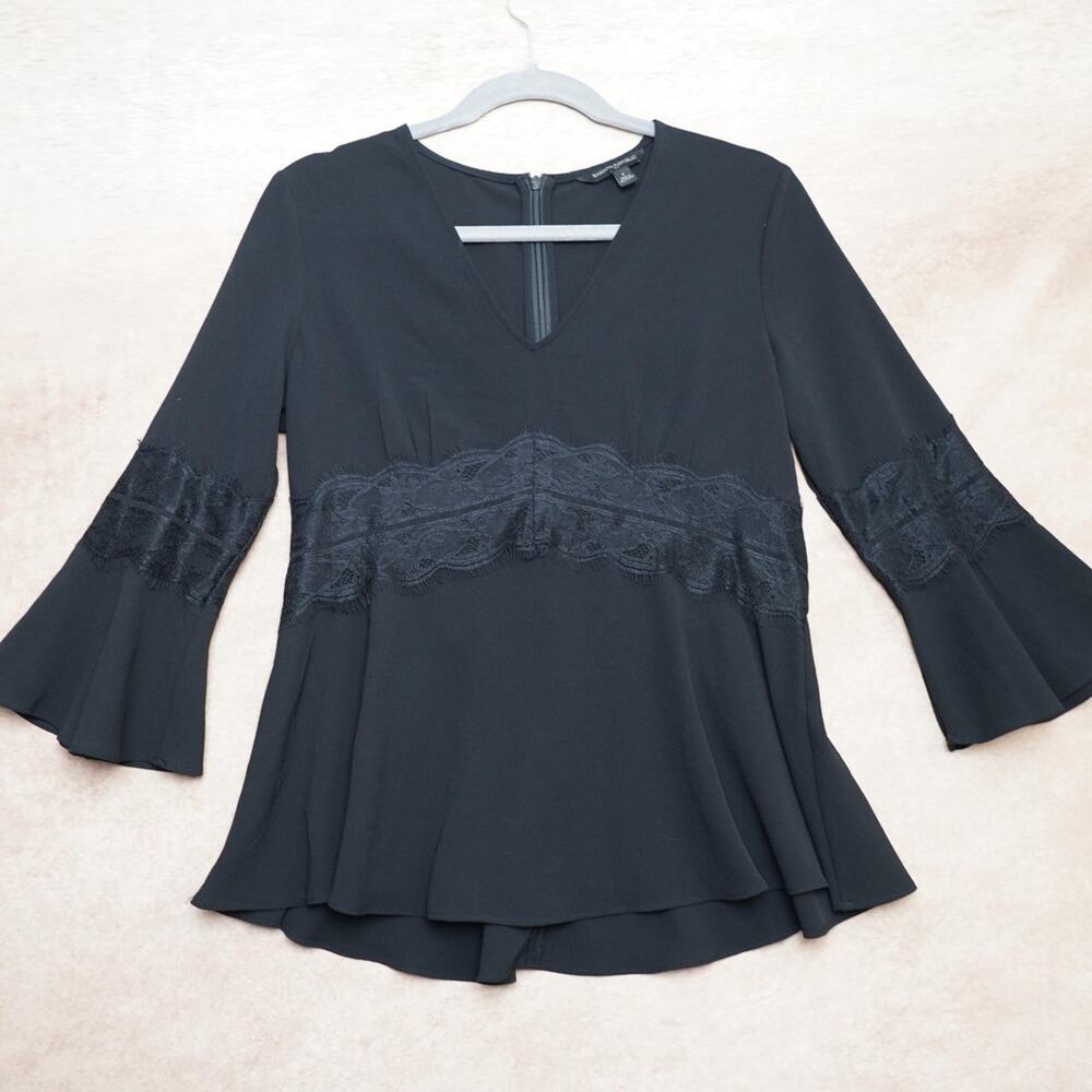 Banana Republic Lace Peplum Blouse Whimsygoth 2